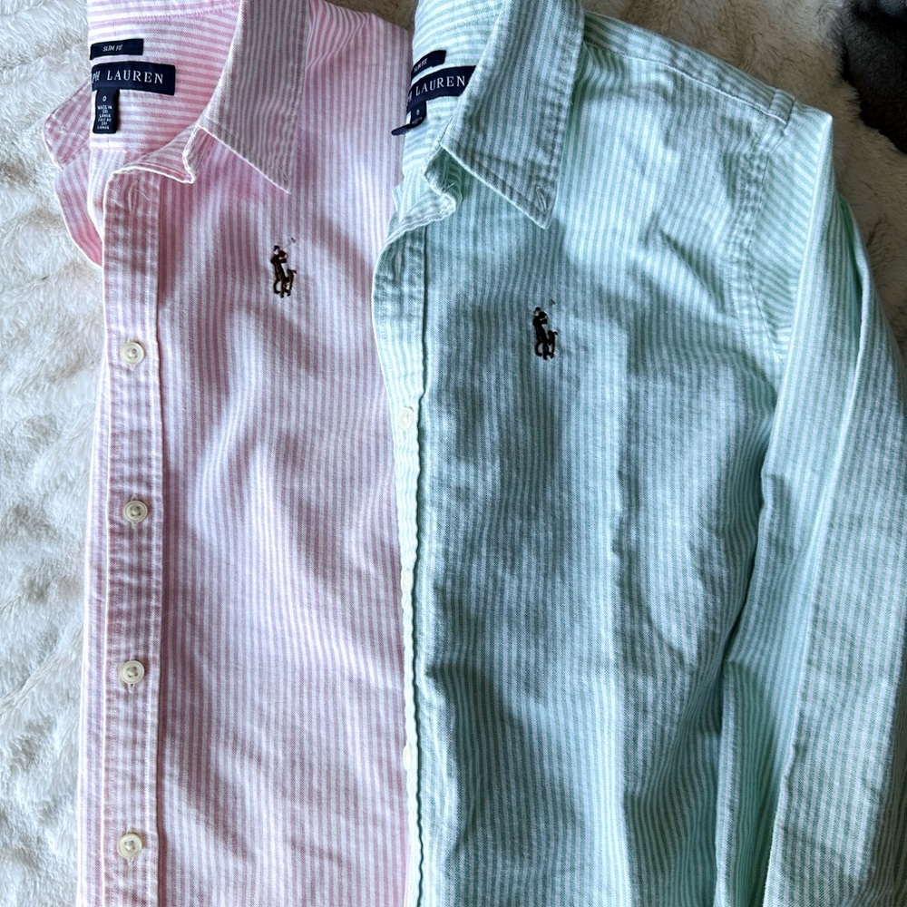Ralph Lauren “Slim Fit” button ups… 2 for the price of 1